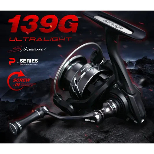 Stream 1000 Spinning Reel Carbon Drag Washers Black