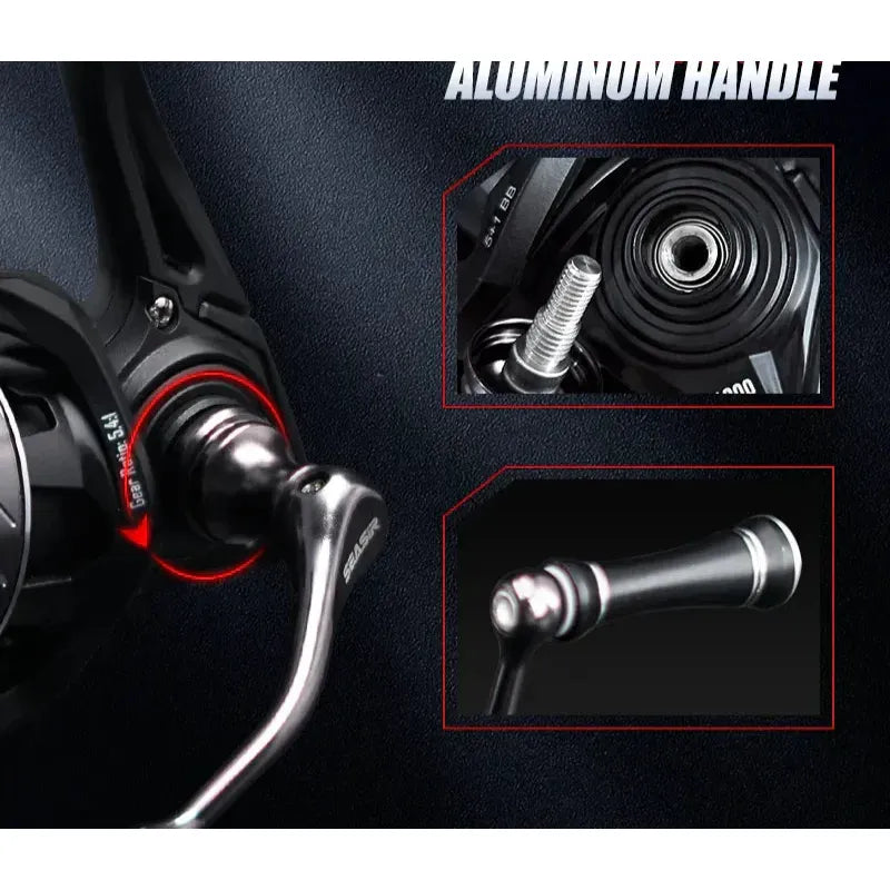Stream 1000 Spinning Reel Carbon Drag Washers Black