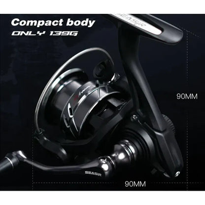 Stream 1000 Spinning Reel Carbon Drag Washers Black